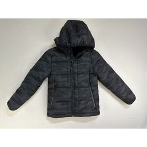 Urban Republic Boys Black Camo Puffer Jacket Size 7 (L) NWT